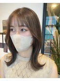 10代20代30代◎韓国ヘアー顔周りレイヤーおくれ毛前髪
