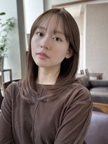 ジョエミバイアンアミ(joemi by Un ami)&nbsp;★くびレイヤーエモージュ前髪薄めバング小顔カット大人ガーリー