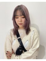 ニコフクオカヘアーメイク(NIKO Fukuoka Hair Make)&nbsp;《NIKO》ワントーンに飽きたらインナーデザインカラー/天神大名