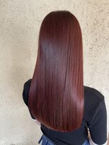 プリモ ココ 鍋島店(Primo coco.) 髪質改善カラー/ワインレッド