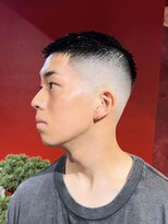 メリケンバーバーショップ トーキョー(MERICAN BARBERSHOP TYO)&nbsp;ハイライト/マッシュパーマ/ウルフ/アッシュブラック【嶋壽】207