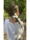 お呼ばれアレンジ
