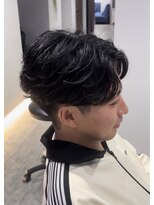 クレヨン ケース(Crayon case)&nbsp;メンズ　センターパート　カルマパーマ