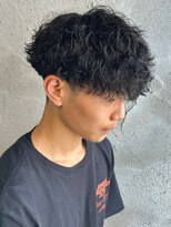 ニアウ 高崎店(Niau)&nbsp;波巻きスパイラルパーマ波巻きパーマメンズマッシュ群馬高崎眉毛