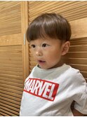 3歳男の子カット/ツーブロック/刈り上げ/キッズカット