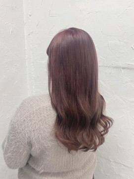 プライズ 表参道原宿店(prize) ピンクベージュラベンダーベージュハイトーンカラー