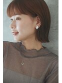 切りっぱなしボブ / 外ハネボブ