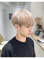 メンズペレ 渋谷(MEN'S PELE)&nbsp;ニュアンスパーマ/韓国マッシュ/スパイキーショート/渋谷