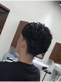テーパーフェードパーマナチュラルスタイルR