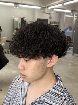 エデアンルクラ 下通(EDEAN Leclat) 熊本波巻きスパイラル 波巻きパーマ 波巻きマッシュ MEN'S HAIR