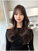 韓国ヘア/韓国スタイル/縮毛矯正/髪質改善/レイヤーカット