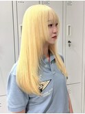 14825ホワイトアッシュ抜きっぱなしブリーチホワイトブロンド