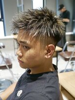 メッツ 原宿(METS) MEN‘S /ベリーショート×ハイライト /短髪 /フェード