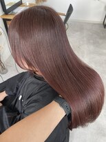 ウル 岡山駅店(ULu.)&nbsp;岡山ブリーチなしダブルカラー　ピンクベージュ