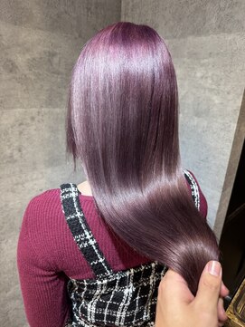 モーヴピンクカラー/ダブルカラー/ブリーチ/ピンク【たいし】