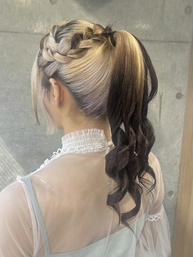 バレット 表参道(VALETTE) インナーカラー/ダブルカラー/イヤリングカラー/ハイトーン