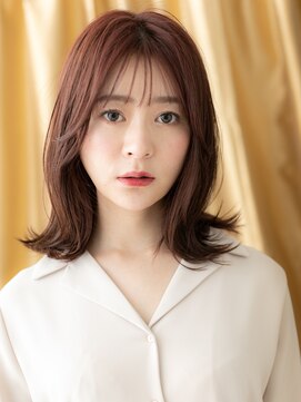 カバーヘア ブリス 戸田公園西口店(COVER HAIR bliss) シースルーバング/流し前髪/外ハネミディアム/鎖骨ミディg