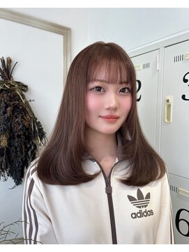 メルク ユニ(merc.uni) 大人ガーリーミルクブラウン