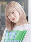 SHAMPOOLOVERS 長谷川　ホワイトミルクティーカラー