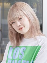 シャンプー ラバーズ(SHAMPOO LOVERS)&nbsp;SHAMPOOLOVERS 長谷川　ホワイトミルクティーカラー