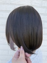 アンジュ 篠ノ井店(ange) まるっとボブ×ホワイトラベンダー