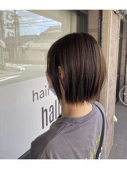 ハル(halu)の写真/☆ミニボブ、ボブ、ショートボブなど人気です！ぜひお任せ下さい☆