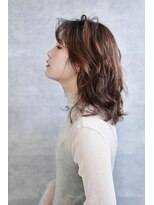 アール ヘアー デザイン(r hair design)&nbsp;ゆるふわロングベージュカラーブリーチしない透明感カラー