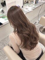 エニフォーイーストハム(Eni for eastham) ロングレイヤー/ブリーチなしダブルカラー/ライトブラウン