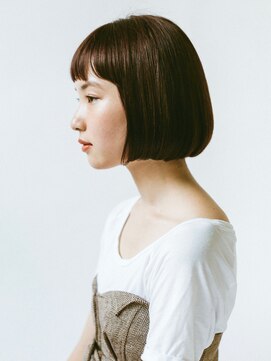 フィルムス 銀座(FILMS) レイヤーカット/デザインカラー/ウェットヘア/オリーブベージュ