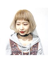 プランクスター(prankster)&nbsp;[prankster]ミルクティベージュのレイヤーボブ