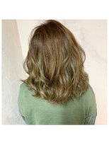ヘアスタジオニコ(hair studio nico...) ハイライト オリーブ