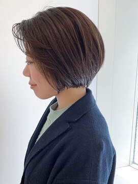 コルソ ケーツー 梅田 茶屋町(corso k-two) 《ミントベージュ》大人ショート×爽やかミントベージュカラー