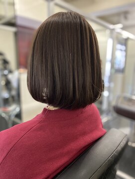 サウンドヘアデザイン(sound hair design) ★soundhairdesign★やや前上りのハイライトボブ