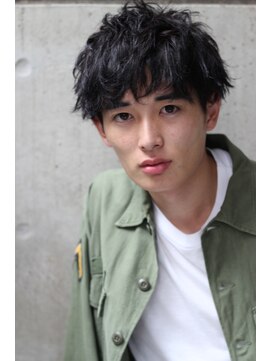 ブークル(boucle) 伸ばしかけでもバッチリ決まるマッシュ無造作ショート