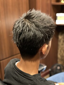 ヒロギンザ 田町店(HIRO GINZA) ツーブロアップバング〈田町〉〈barber〉