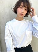 ふわくしゅニュアンスパーマボブ