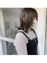 ミント(mint)&nbsp;ウルフボブ/ボブルフ/ウルフ/グレージュ