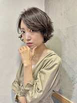 サロンド アクトレス 恵比寿店(salon de actress)&nbsp;大人ショート　ハイライト×イルミナカラー