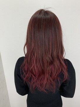 シエル 立川店(CIEL) 《CIEL由井》ハイライト×ベリーピンク