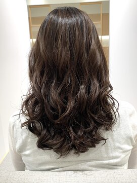 ステアケース 武蔵小杉店(stair:case) 2023年コテ巻き風パーマ 武蔵小杉 30代40代50代髪型