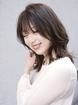 ヘアリゾート粋 トゥジュ 池袋東口店(tujuh) ヘルシーミディ ウォームベージュ