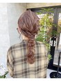 マーシュフラッグ(MARSHFLAG)&nbsp;ヘアセットが得意です！お顔まわりや細部にもこだわります