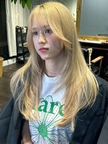 シェノン 心斎橋(CHAINON)&nbsp;ワンホンヘア/レイヤーカット/ハイトーン