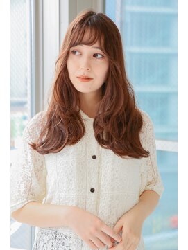 ニューヨークニューヨーク 三宮駅前店(NYNY) くびレイヤーカット斜めバング