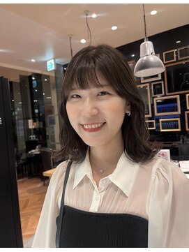 サラ 天神大名店(SARA) ミディアム×顔まわりレイヤー