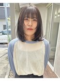 ミディアムレイヤー×ラベンダーグレージュ