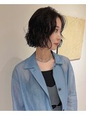 ルーズパーマ×ボブ