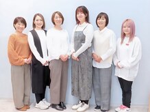"明るいスタッフ"が"丁寧"に対応♪『全員女性スタッフ＆スタイリスト歴10年以上』の経験のある技術者◎