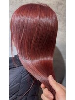 キャラ シャローネ 池袋(Chara Chalone)&nbsp;ピンクレッドカラー/ダブルカラー/髪質改善/レッドカラー