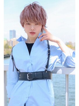 ロウブ(roubu.) シースルーマッシュミルクティーベージュメルティ―カラー